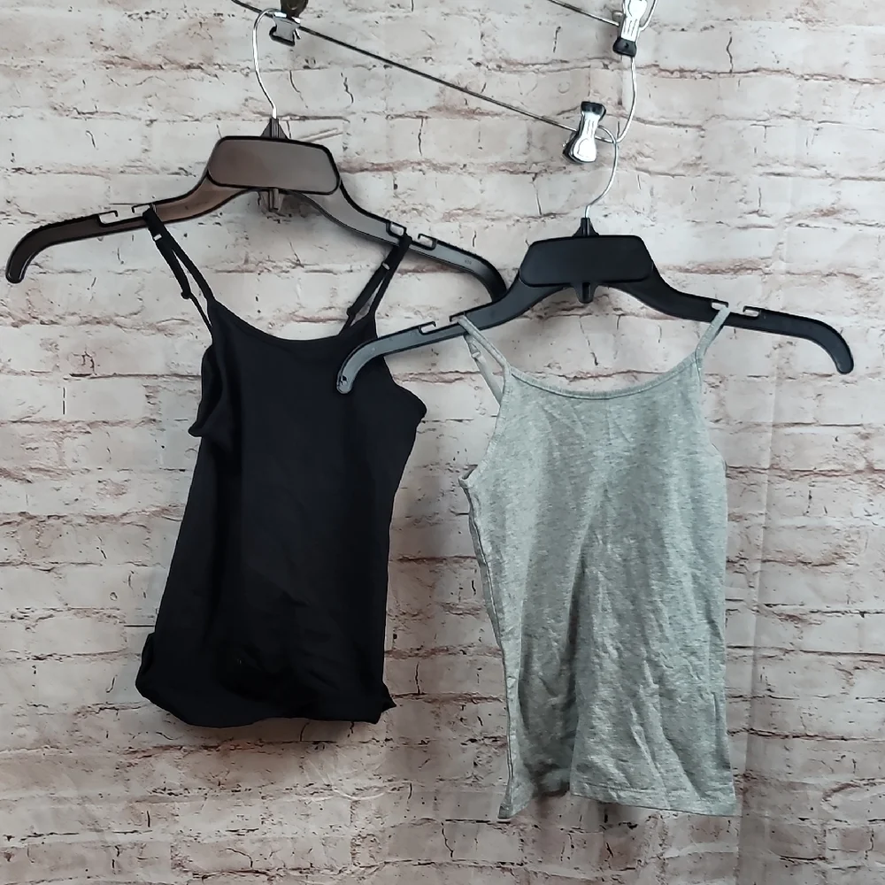 the children's place black & gray tank tops small new in package